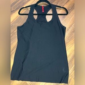 Mesh racer back black shapewear | Spanx